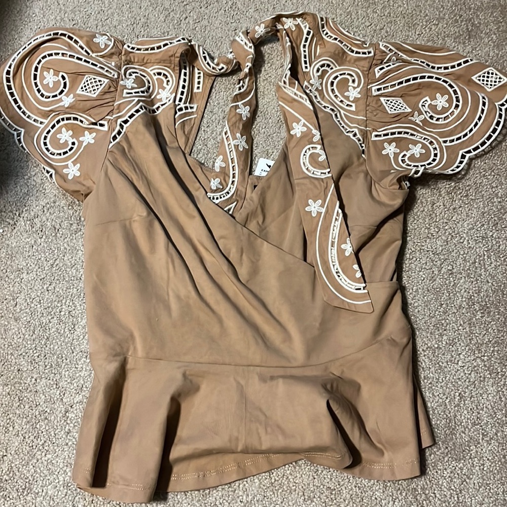 BOGO FREE! NWT Express peplum top size medium
